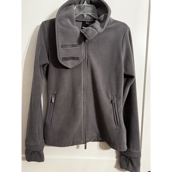 Bench Women’s Full Zip Funnel Neck Gray Fitted Sz Xl Jacket Winter Ski Gorpcore - Picture 4 of 15